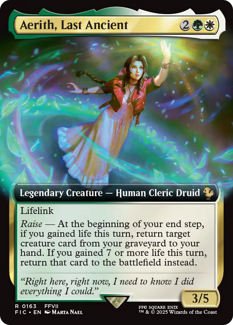 Aerith, Last Ancient (Extended Art) [FINAL FANTASY Commander] | Exor Games Summserside