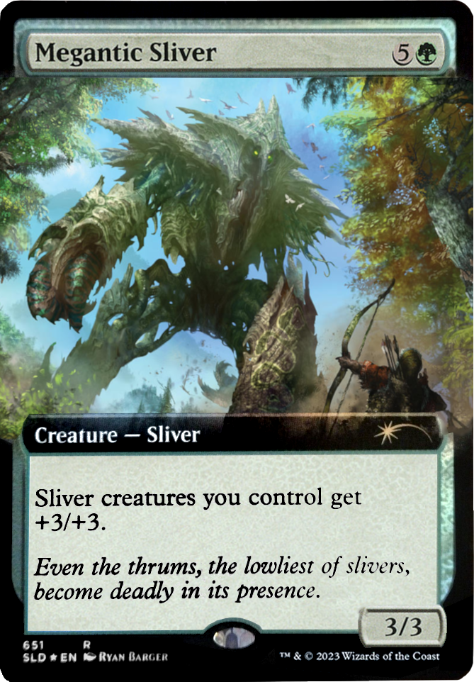 Megantic Sliver (Extended Art) [Secret Lair Drop Promos] | Exor Games Summserside