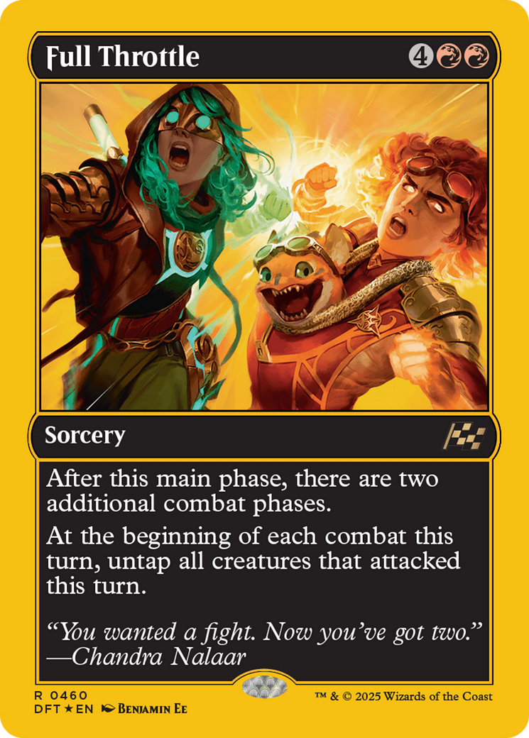 Full Throttle (First-Place Foil) [Aetherdrift] | Exor Games Summserside