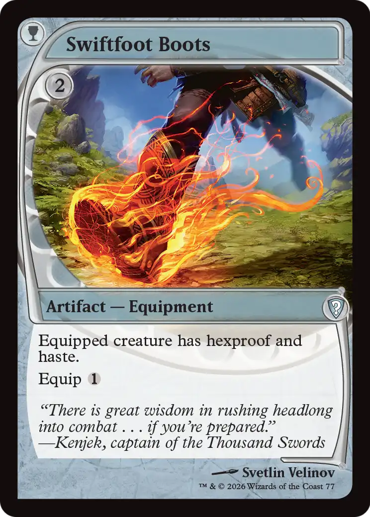 Swiftfoot Boots (Future Sight) [Mystery Booster: Commander Edition] | Exor Games Summserside