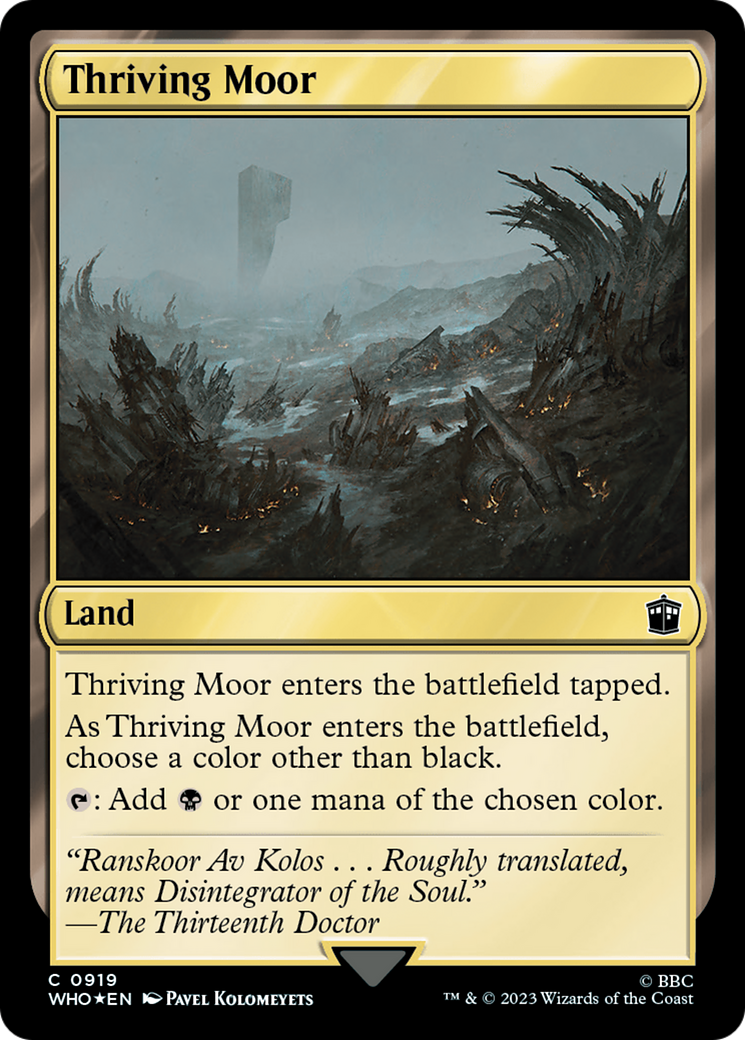 Thriving Moor (Surge Foil) [Doctor Who] | Exor Games Summserside