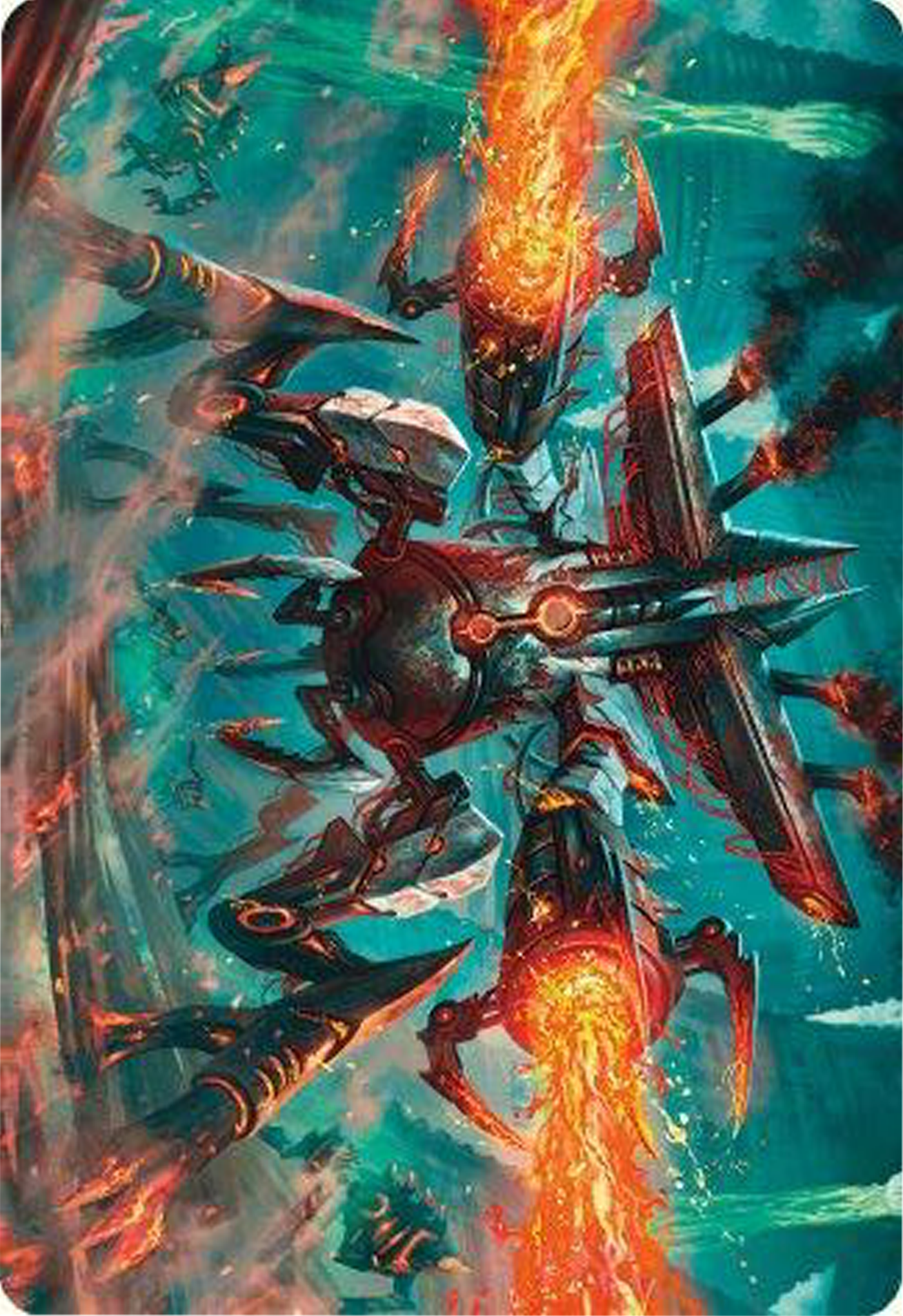 Exterminator Magmarch Art Card [Modern Horizons 3 Art Series] | Exor Games Summserside