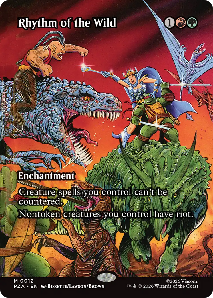 Rhythm of the Wild (Borderless) [Teenage Mutant Ninja Turtles Eternal-Legal] | Exor Games Summserside