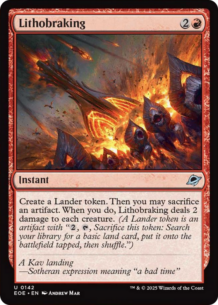 Lithobraking [Edge of Eternities] | Exor Games Summserside