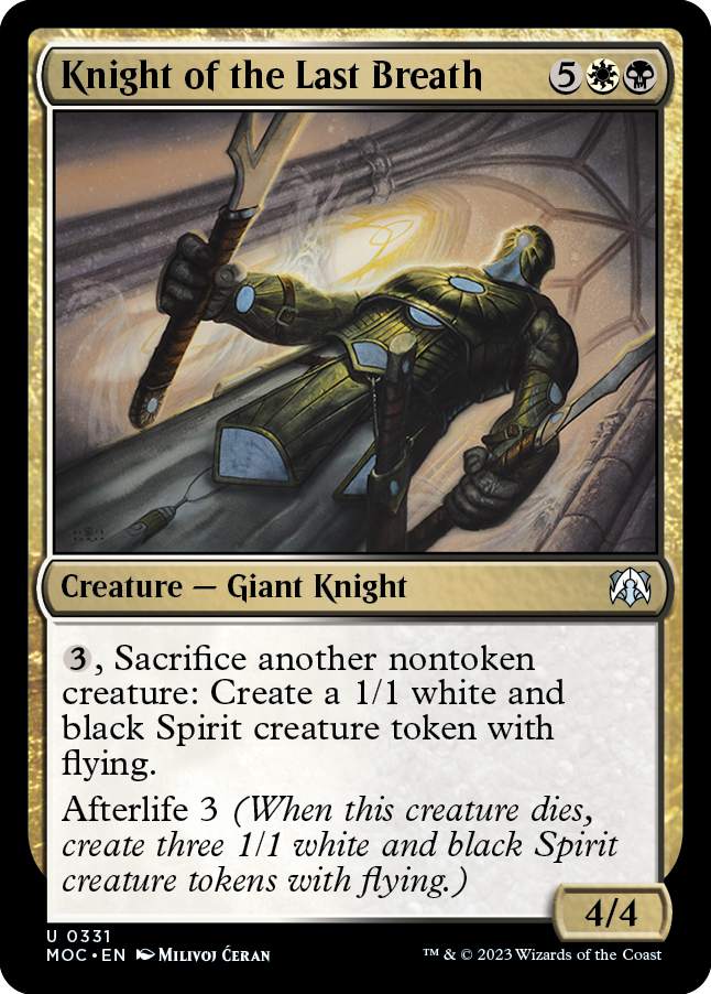 Knight of the Last Breath [March of the Machine Commander] | Exor Games Summserside