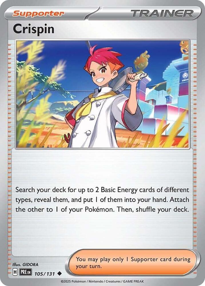 Crispin (105/131) [Scarlet & Violet: Prismatic Evolutions] | Exor Games Summserside