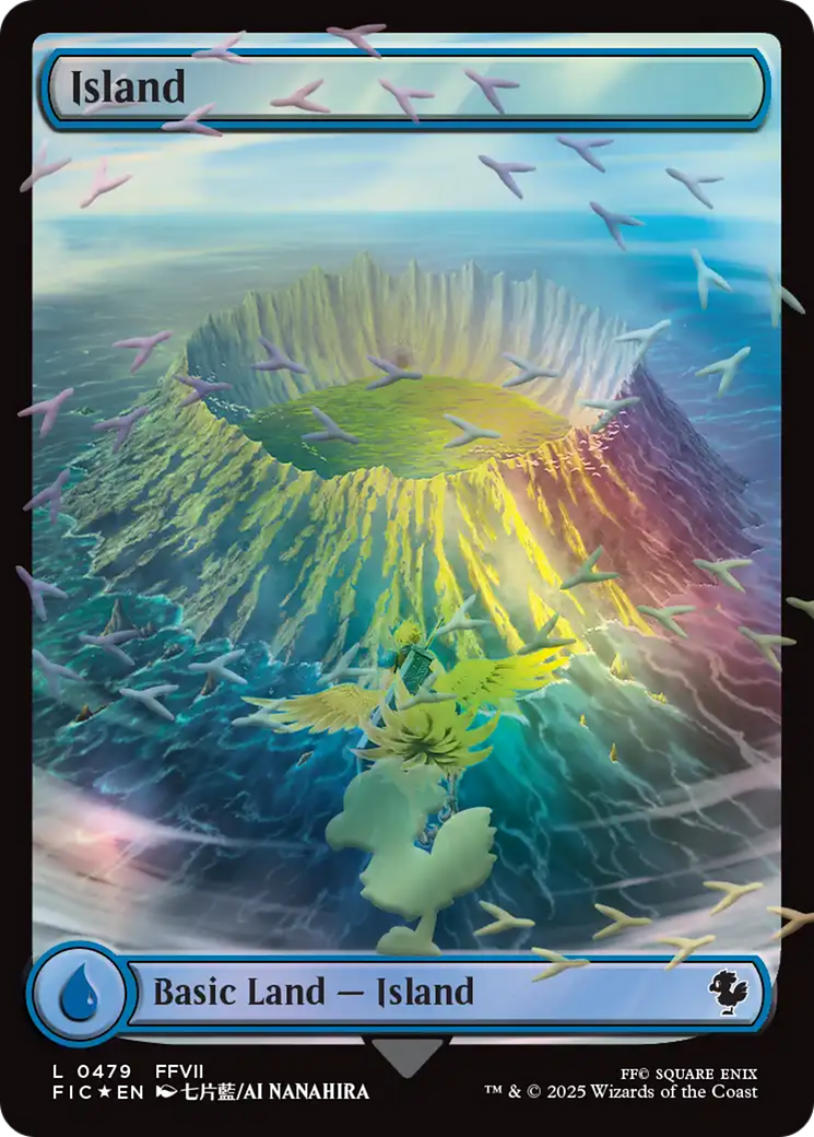 Island (Chocobo Track Foil) [FINAL FANTASY Commander] | Exor Games Summserside