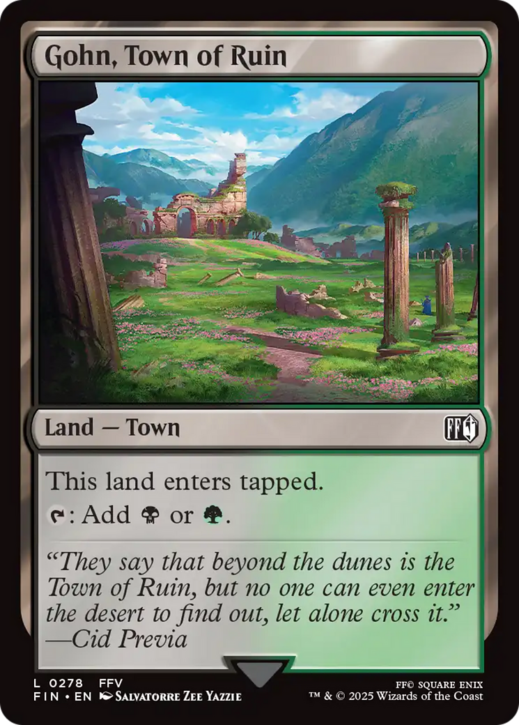 Gohn, Town of Ruin [FINAL FANTASY] | Exor Games Summserside