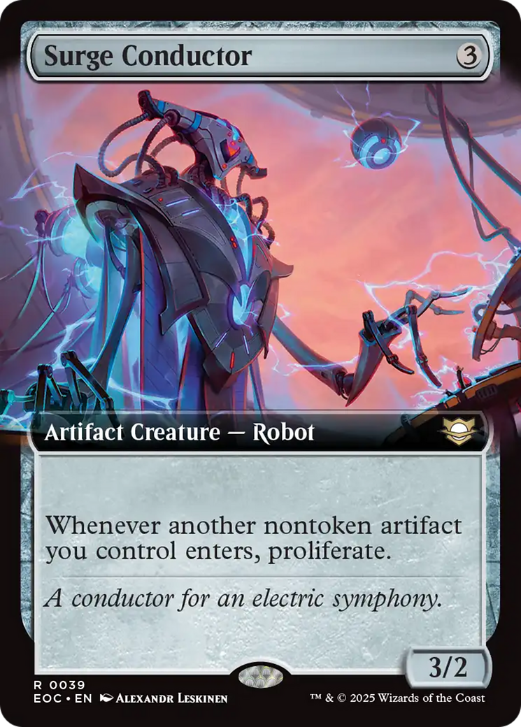 Surge Conductor (Extended Art) [Edge of Eternities Commander] | Exor Games Summserside