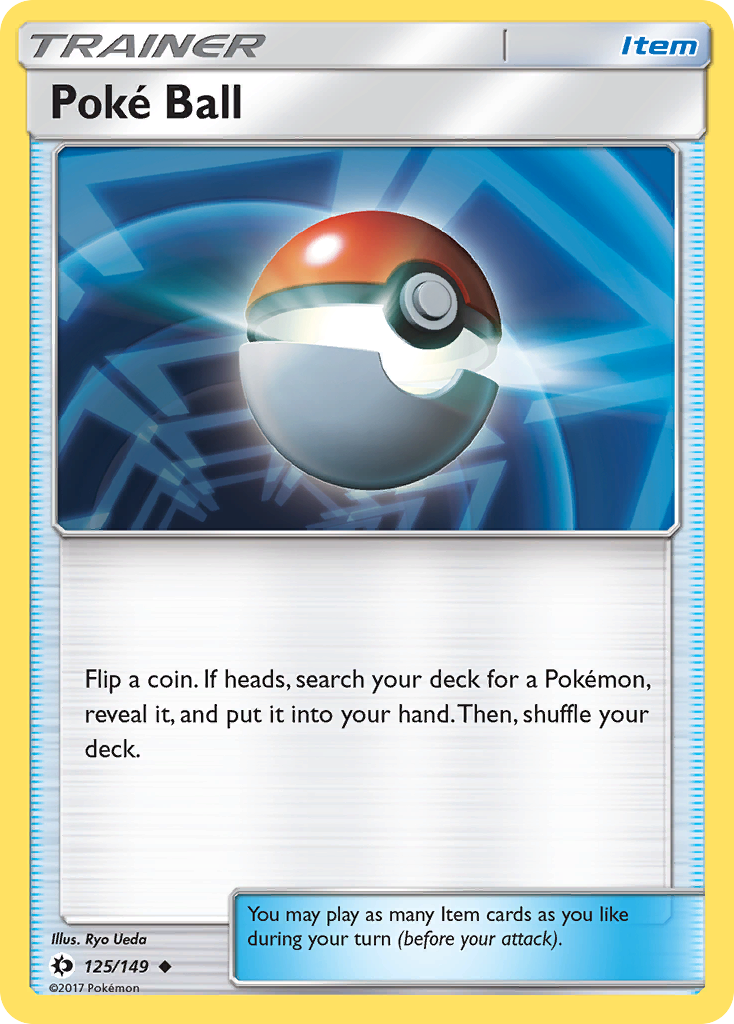 Poke Ball (125/149) [Sun & Moon: Base Set] | Exor Games Summserside