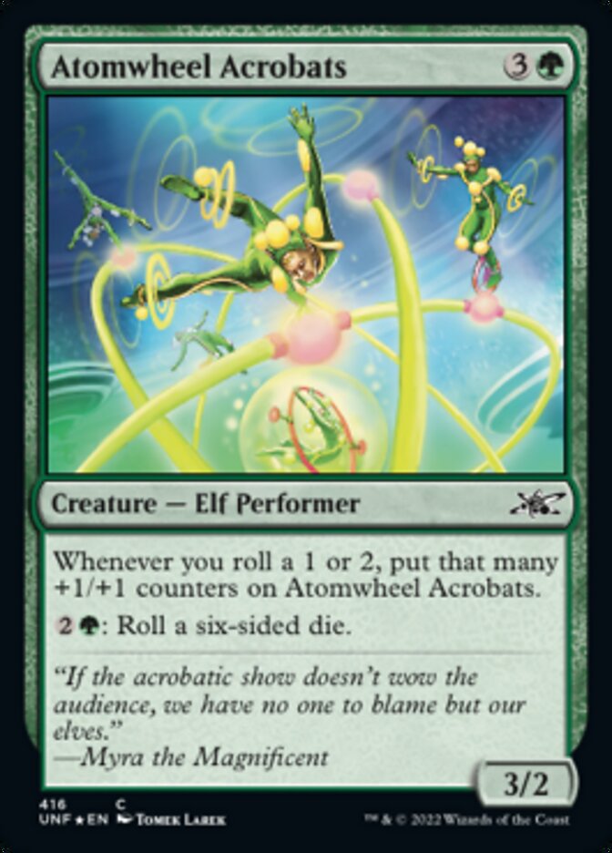 Atomwheel Acrobats (Galaxy Foil) [Unfinity] | Exor Games Summserside