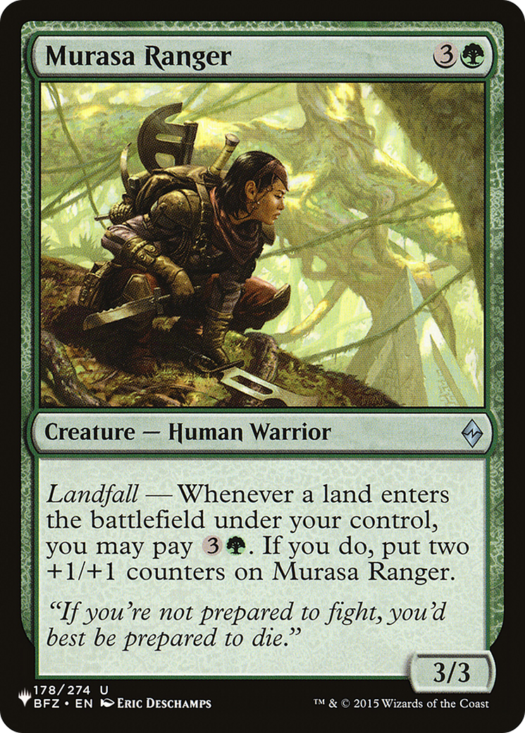 Murasa Ranger [The List] | Exor Games Summserside