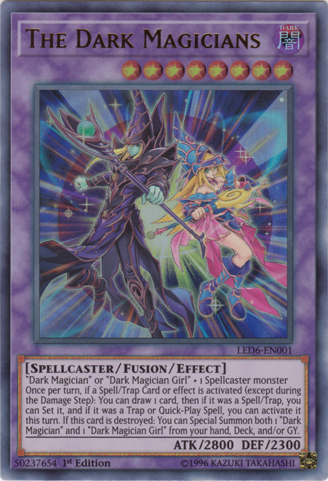 The Dark Magicians [LED6-EN001] Ultra Rare | Exor Games Summserside