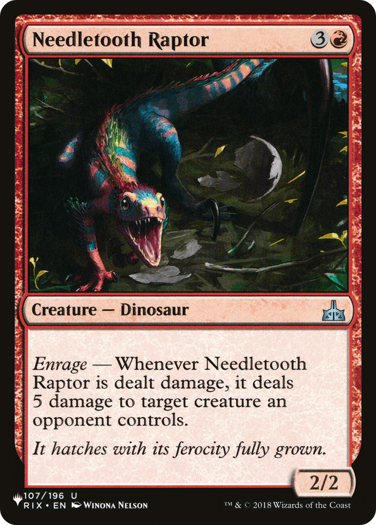 Needletooth Raptor [The List] | Exor Games Summserside