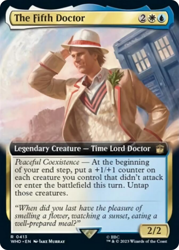 The Fifth Doctor (Extended Art) [Doctor Who] | Exor Games Summserside