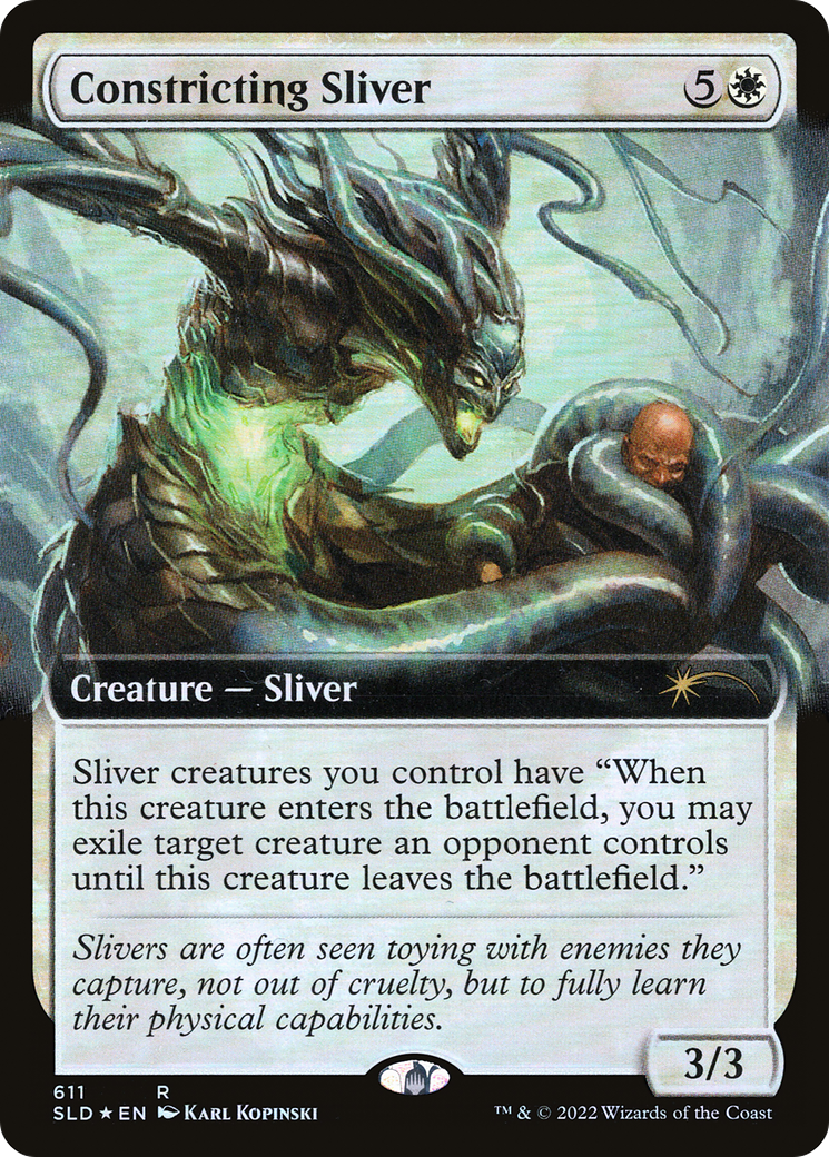 Constricting Sliver (Extended Art) [Secret Lair Drop Promos] | Exor Games Summserside