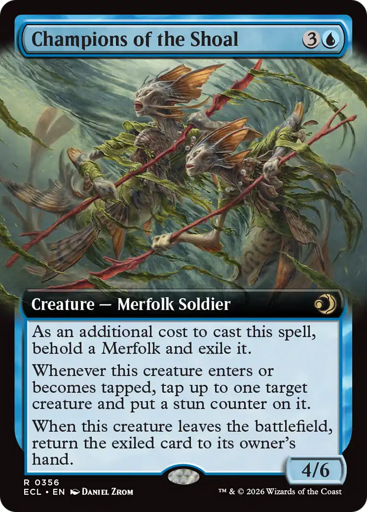 Champions of the Shoal (Extended Art) [Lorwyn Eclipsed] | Exor Games Summserside