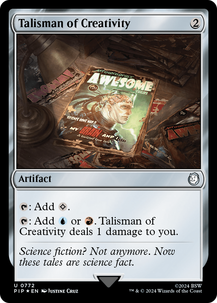 Talisman of Creativity (Surge Foil) [Fallout] | Exor Games Summserside