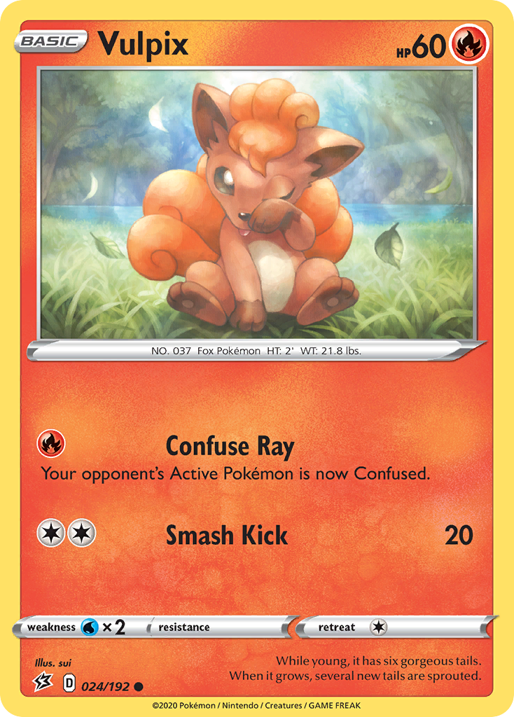 Vulpix (024/192) [Sword & Shield: Rebel Clash] | Exor Games Summserside