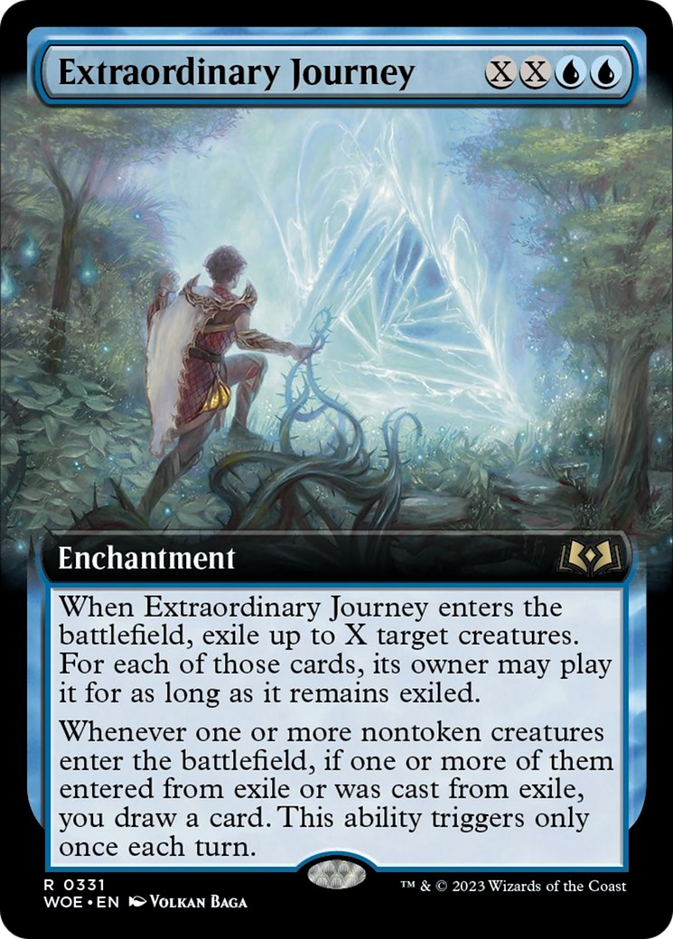 Extraordinary Journey (Extended Art) [Wilds of Eldraine] | Exor Games Summserside
