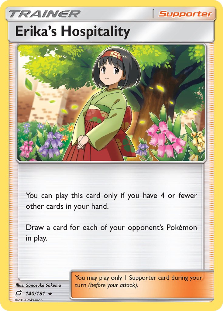 Erika's Hospitality (140/181) (Theme Deck Exclusive) [Sun & Moon: Team Up] | Exor Games Summserside