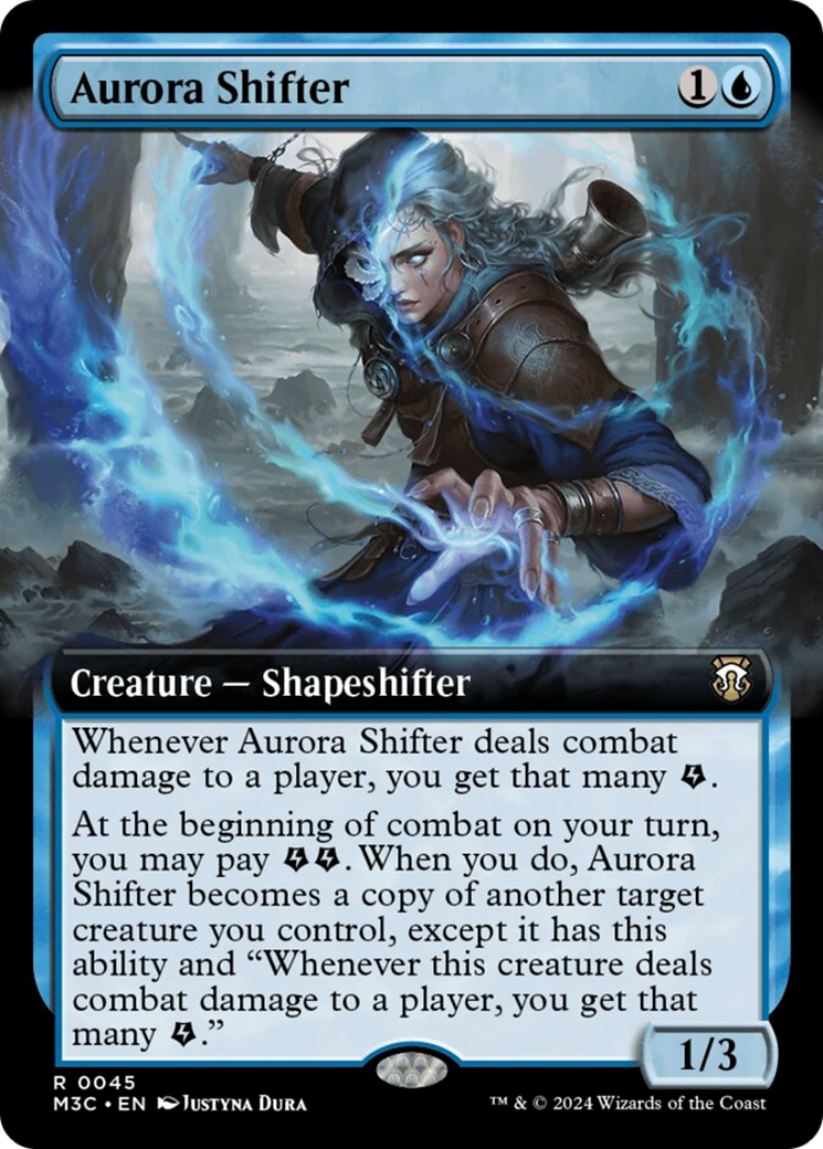 Aurora Shifter (Extended Art) (Ripple Foil) [Modern Horizons 3 Commander] | Exor Games Summserside
