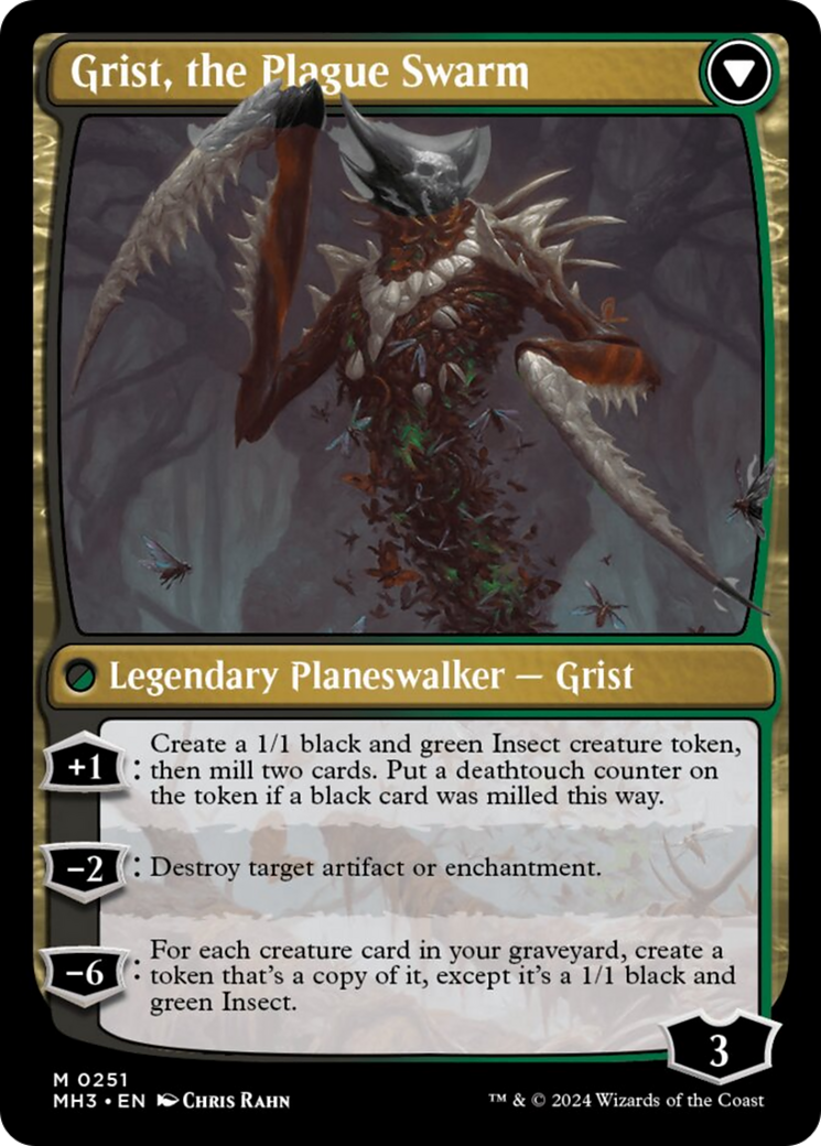 Grist, Voracious Larva // Grist, the Plague Swarm [Modern Horizons 3] | Exor Games Summserside