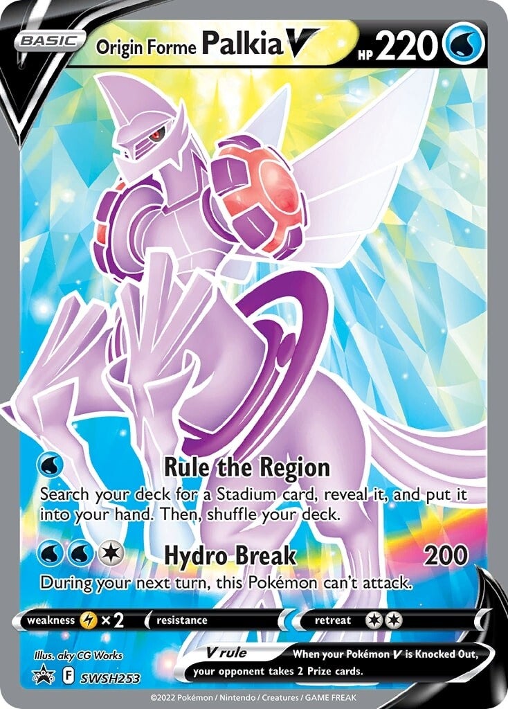 Origin Forme Palkia V (SWSH253) [Sword & Shield: Black Star Promos] | Exor Games Summserside