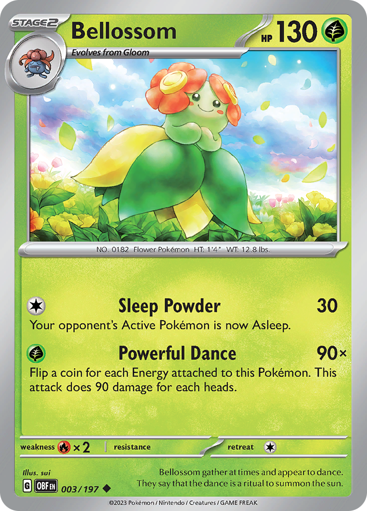 Bellossom (003/197) [Scarlet & Violet: Obsidian Flames] | Exor Games Summserside