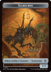 Snake // Scarecrow Double-Sided Token [Lorwyn Eclipsed Tokens] | Exor Games Summserside