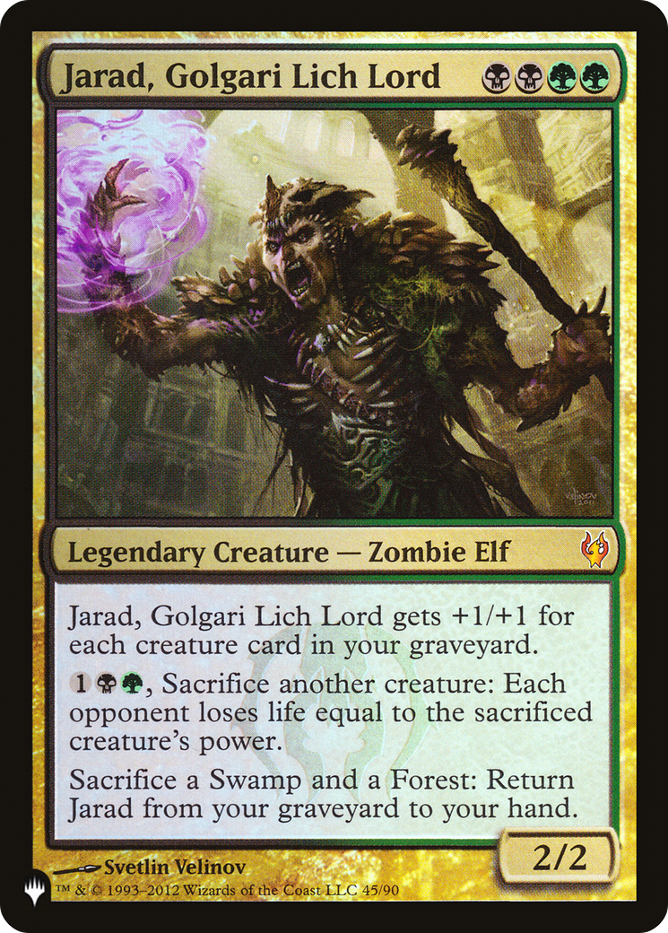 Jarad, Golgari Lich Lord [The List] | Exor Games Summserside