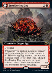 Smoldering Egg // Ashmouth Dragon (Extended Art) [Innistrad: Midnight Hunt] | Exor Games Summserside