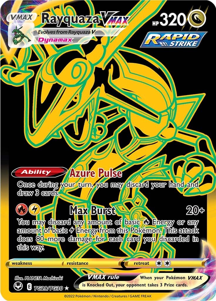 Rayquaza VMAX (TG29/TG30) [Sword & Shield: Silver Tempest] | Exor Games Summserside