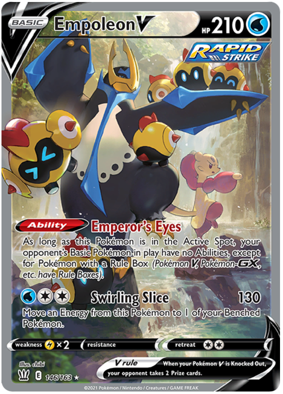 Empoleon V (146/163) [Sword & Shield: Battle Styles] | Exor Games Summserside