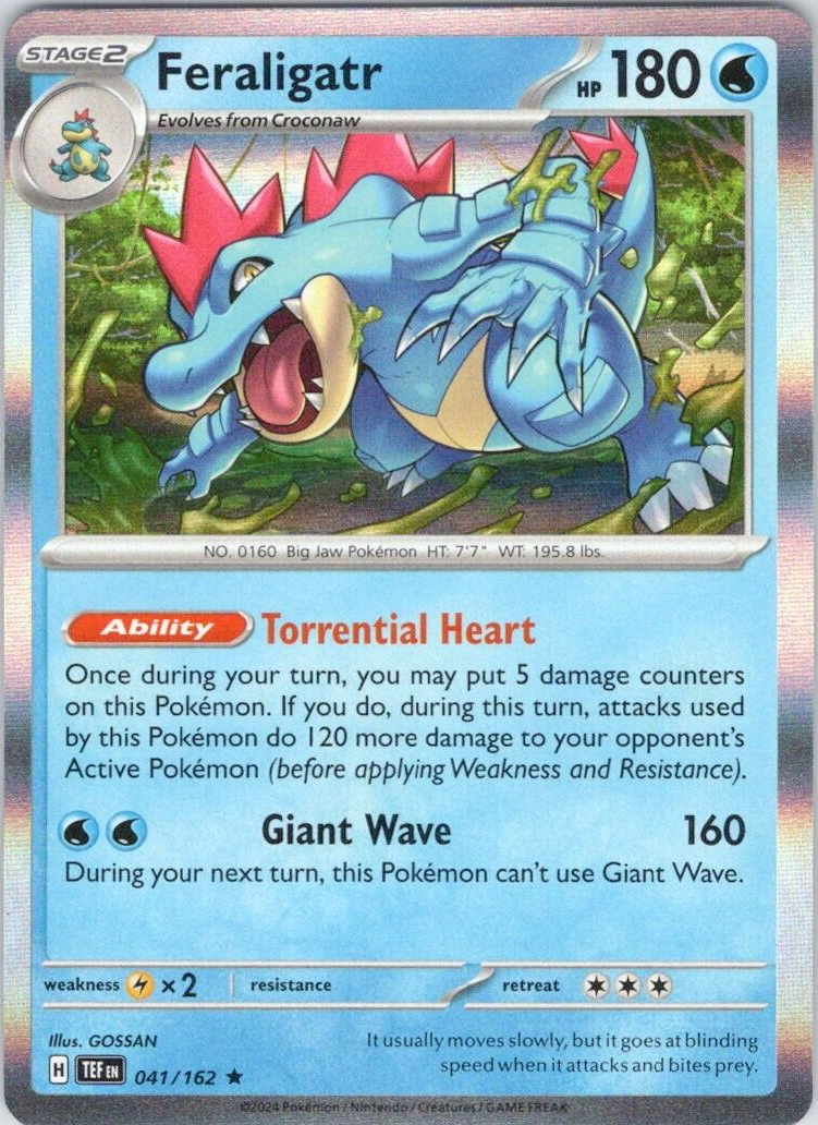 Feraligatr (041/162) [Scarlet & Violet: Temporal Forces] | Exor Games Summserside