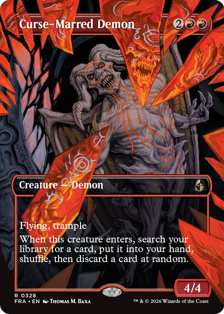 Curse-Marred Demon (Borderless) [Reality Fracture] | Exor Games Summserside