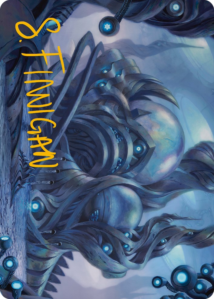 The Surgical Bay Art Card (Gold-Stamped Signature) [Phyrexia: All Will Be One Art Series] | Exor Games Summserside