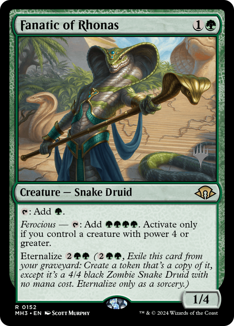 Fanatic of Rhonas [Lorwyn Eclipsed Promos] | Exor Games Summserside