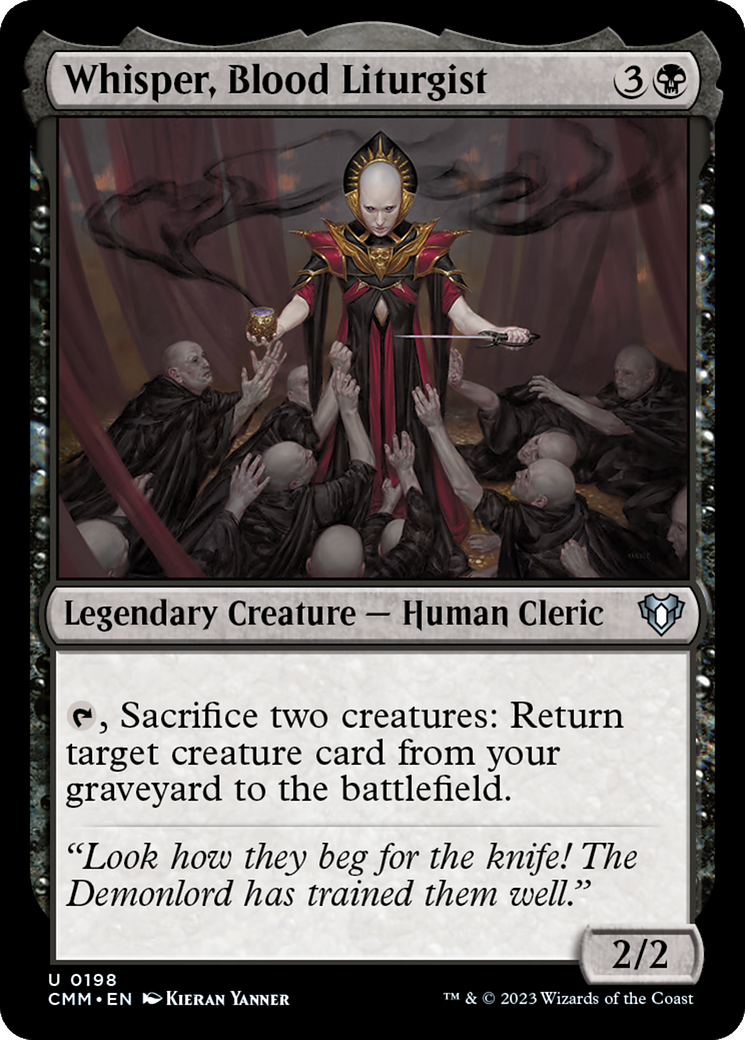 Whisper, Blood Liturgist [Commander Masters] | Exor Games Summserside