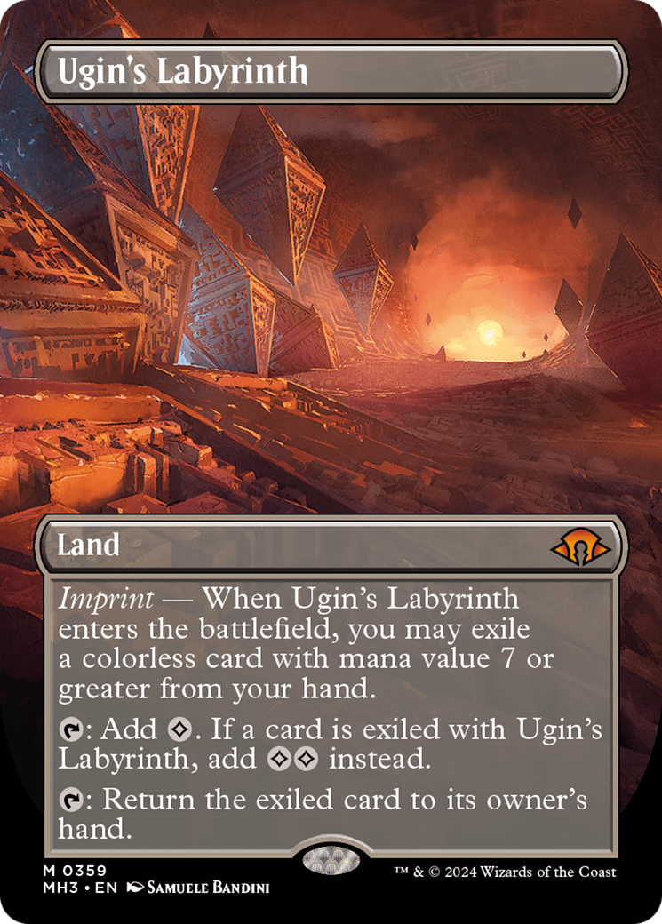 Ugin's Labyrinth (Borderless) [Modern Horizons 3] | Exor Games Summserside