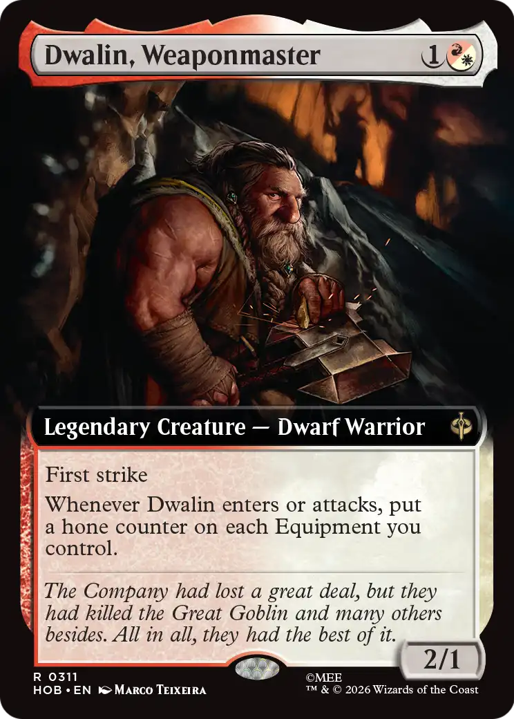Dwalin, Weaponmaster (Extended Art) [The Hobbit] | Exor Games Summserside