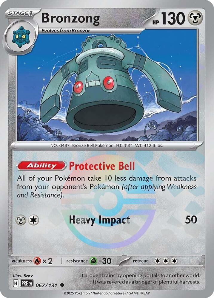 Bronzong (067/131) (Poke Ball Pattern) [Scarlet & Violet: Prismatic Evolutions] | Exor Games Summserside