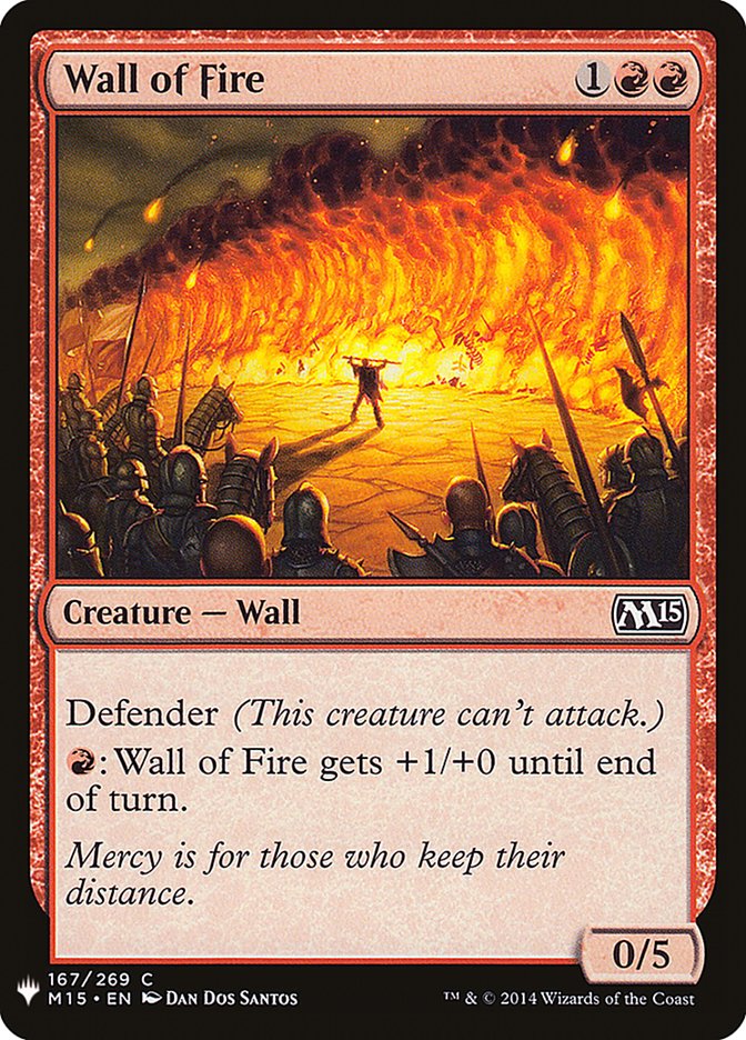 Wall of Fire [Mystery Booster] | Exor Games Summserside