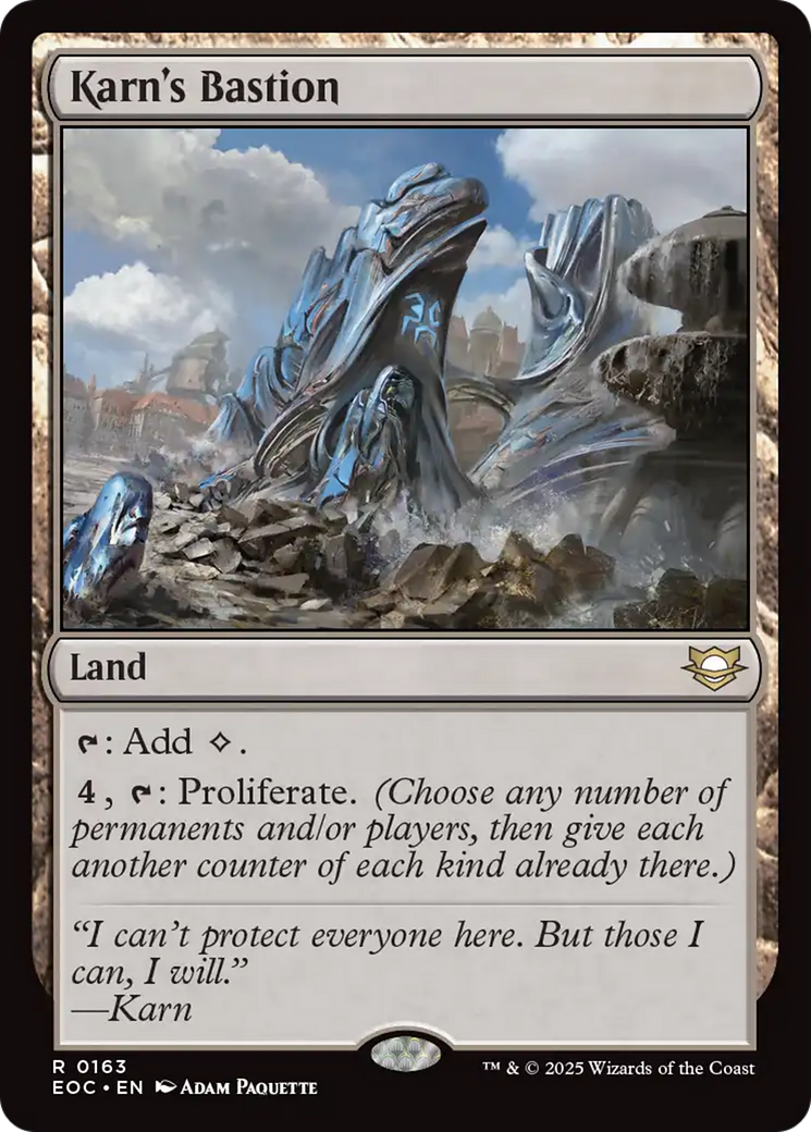 Karn's Bastion [Edge of Eternities Commander] | Exor Games Summserside