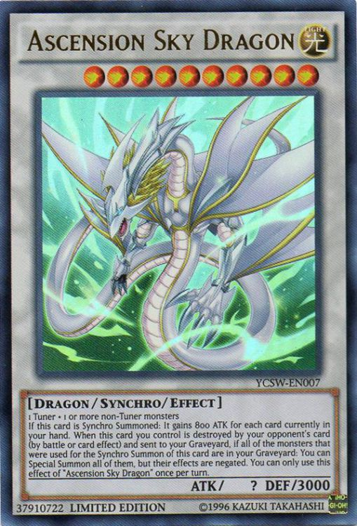 Ascension Sky Dragon [YCSW-EN007] Ultra Rare | Exor Games Summserside