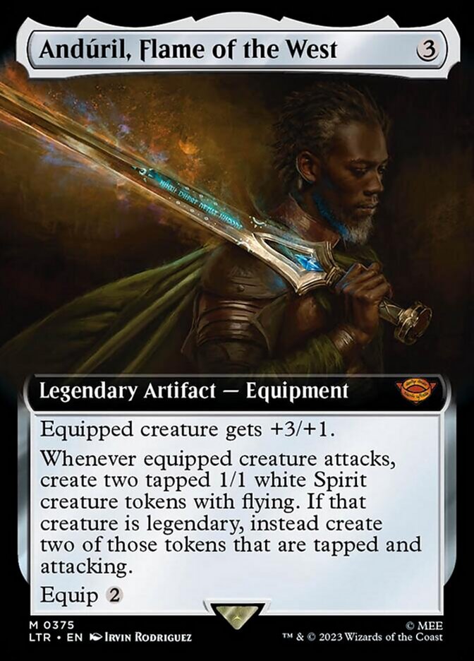 Anduril, Flame of the West (Extended Art) [The Lord of the Rings: Tales of Middle-Earth] | Exor Games Summserside