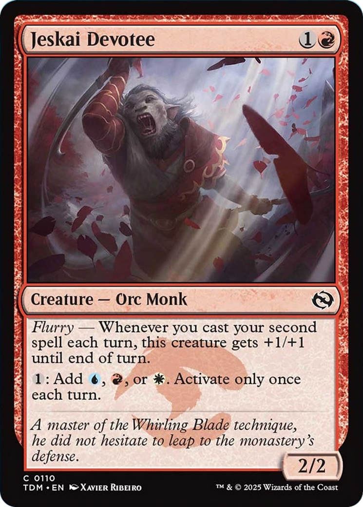 Jeskai Devotee [Tarkir: Dragonstorm] | Exor Games Summserside