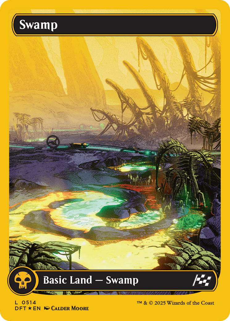 Swamp (0514) (First-Place Foil) [Aetherdrift] | Exor Games Summserside