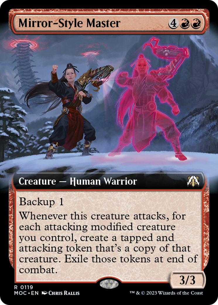 Mirror-Style Master (Extended Art) [March of the Machine Commander] | Exor Games Summserside