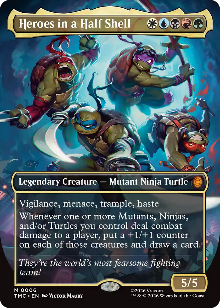 Heroes in a Half Shell (Borderless) [Teenage Mutant Ninja Turtles Commander] | Exor Games Summserside